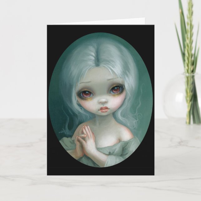 "Önsketänkande" hälsningkort Kort (Framsida)