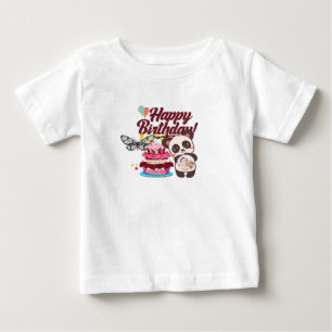 Önskning för grattis på födelsedagen: Ovärdig pand T Shirt