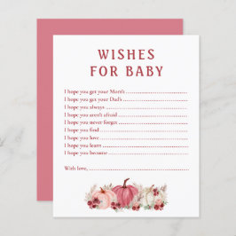 Önskningar för bebiskort Pumpa Bebisdopp Lek