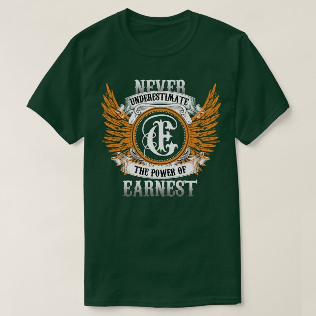 Önsta Namn Shirt underskattar aldrig effekten O T (Design framsida)