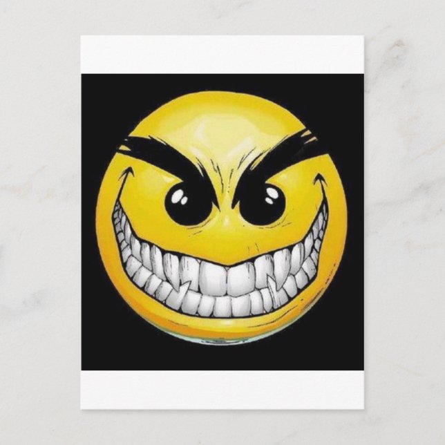 Ont ansikte vykort (Framsida)