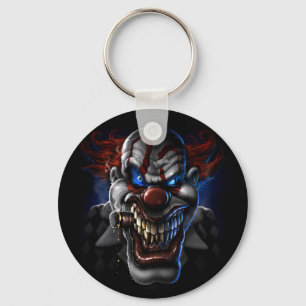 Ont clownansikte nyckelring