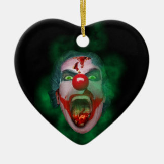 Ont Jokerclownansikte Julgransprydnad Keramik