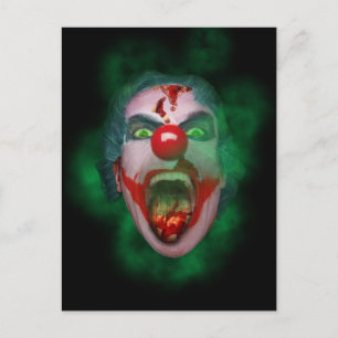 Ont Jokerclownansikte Vykort