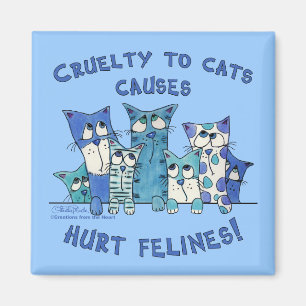 Ont Kattdjur som är graverande för katter Magnet