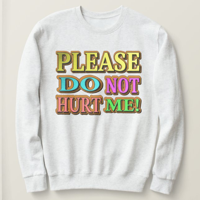 "Ont mig inte!" Cute Design. Köp nu T Shirt (Design framsida)