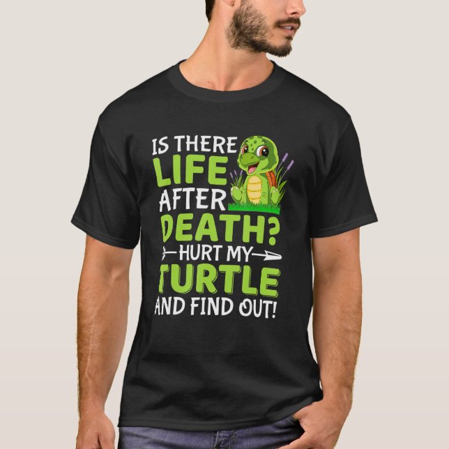 Ont min sköldpadda och ta reda på Sea Turtle Tu T Shirt (Framsida)