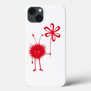 Ont monster i rött - ont blommakryp