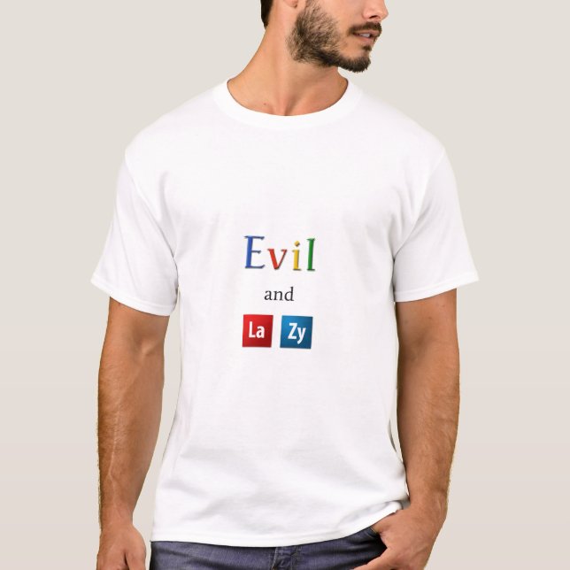 Ont och lat tee shirt (Framsida)