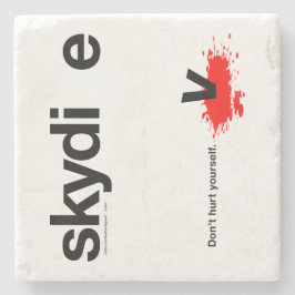 Ont sig inte Yourself skydiveren Underlägg Sten