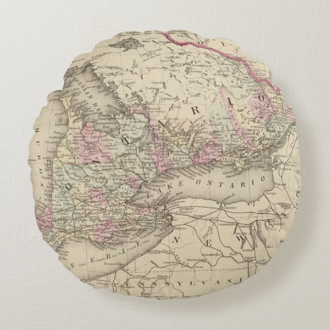 Ontario 2 rund kudde (Framsidan)