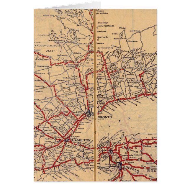 Ontario 3 hälsningskort (Framsidan)