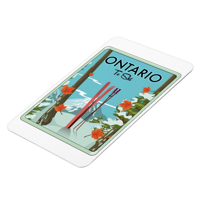 Ontario att åka skidor magnet (Vänstra Sidan)