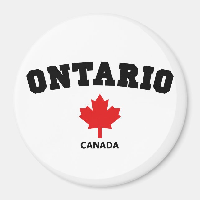 Ontario Block Magnet (Framsidan)