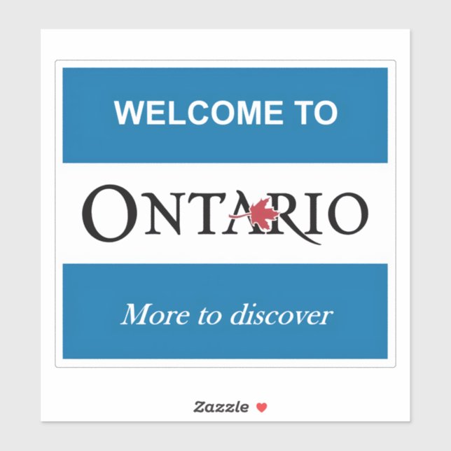 Ontario-dekal Klistermärken (Ark)