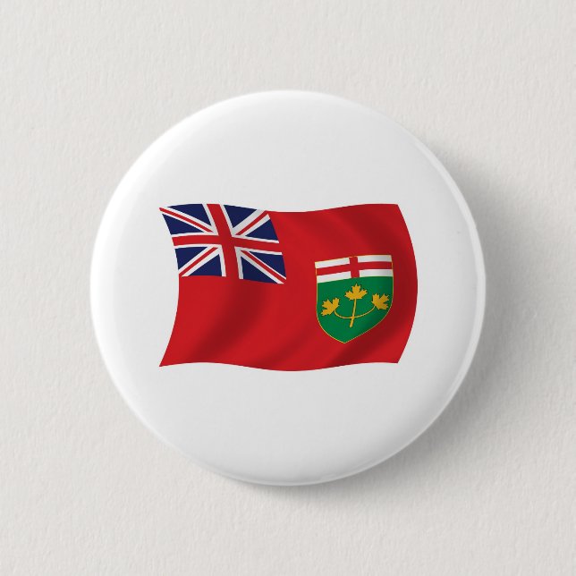 Ontario Flagg Knapp (Framsida)