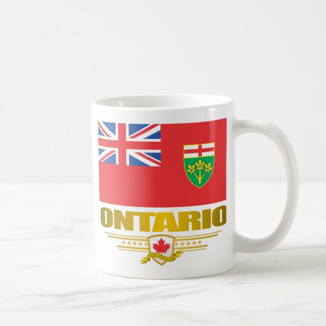 Ontario Flagga Kaffemugg (Höger)