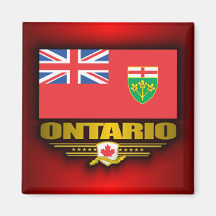 Ontario flagga magnet