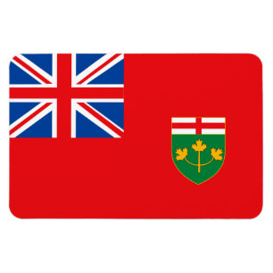 ONTARIO flagga Magnet