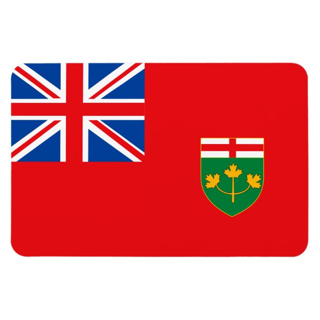 ONTARIO FLAGGA MAGNET (Horisontell)