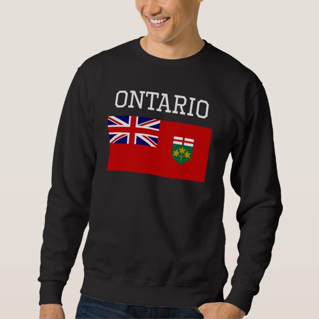 Ontario flagga sweatshirt (Framsida)