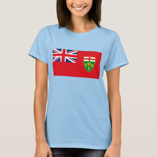 Ontario Flagga T-shirt (Framsida)