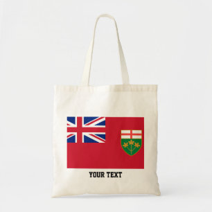 Ontario flagga tygkasse