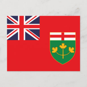ONTARIO FLAGGA VYKORT