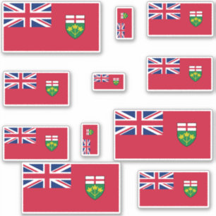 Ontario Flaggor Graphic Klistermärken