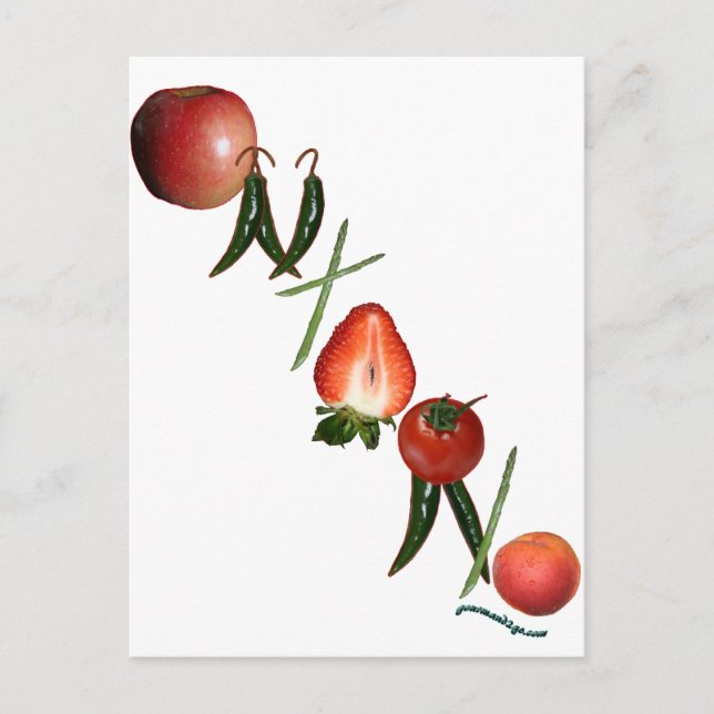 Ontario Fruit and Vegetables Vykort (Framsida)