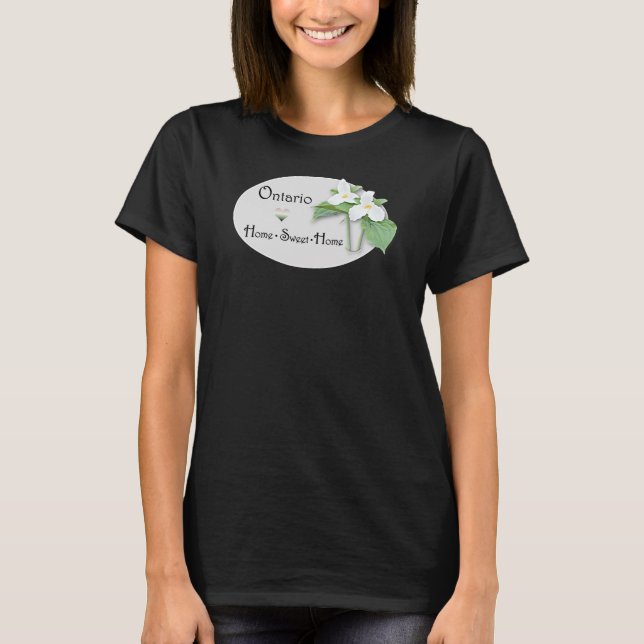 Ontario - Hemsött hem T Shirt (Framsida)
