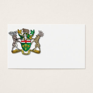 Ontario jackar av arm visitkort