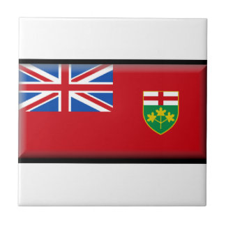 Ontario (Kanada) flagga Kakelplatta