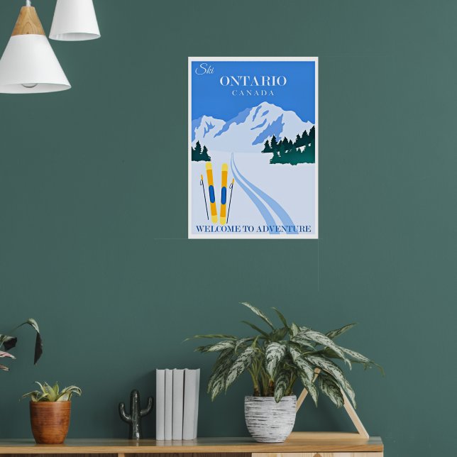 Ontario, Kanada resaffisch Poster (Vardagsrum 1)