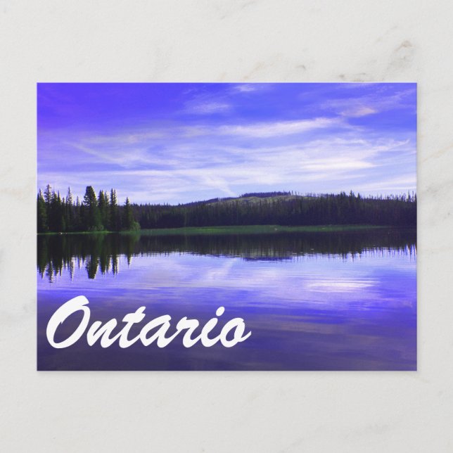 Ontario sjöar vykort (Framsida)