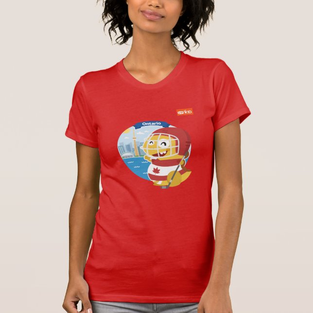Ontario VIPKID T-tröja (orangen) Tee (Framsida)