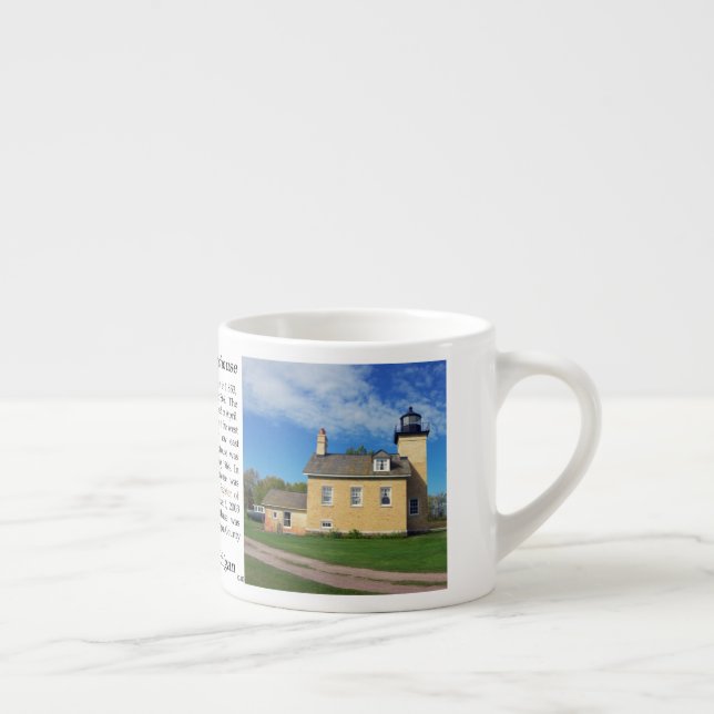 Ontonagon Lighthouse 2023 espresso eller jumbo mug Espressomugg (Höger)