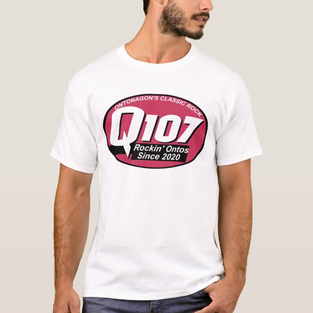 Ontonagon Q107 Classic Sten T-shirt (Framsida)