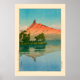 Onuma Park in Hokkaido av Kawase Hasui Poster