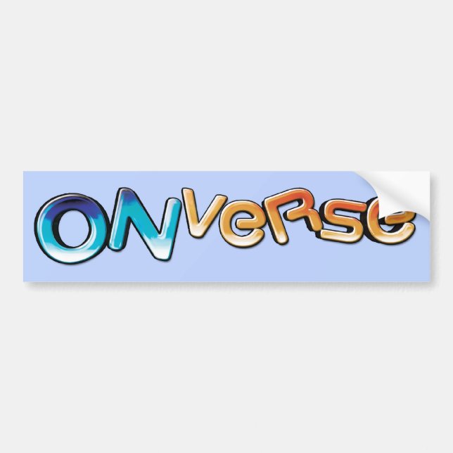 Onverse logotypbildekal bildekal (Framsidan)