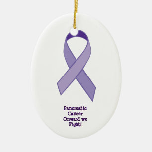 Onward bukspottkörtel- cancer slåss vi prydnaden julgransprydnad keramik