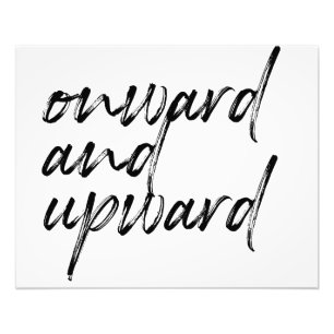 "Onward och uppåt" 20"" tryck Framable för affis
