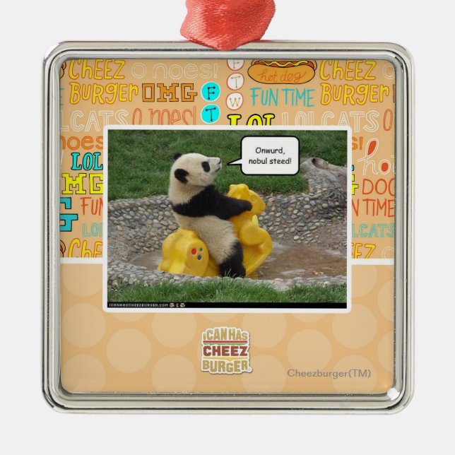 Onwurd nobulsteed! julgransprydnad metall (Framsidan)