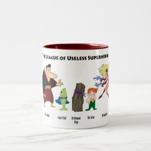 Onyttig Superheroesmugg Två-Tonad Mugg