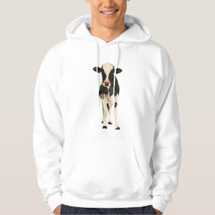Onyx- & elfenbenko Hoody Sweatshirt Med Luva