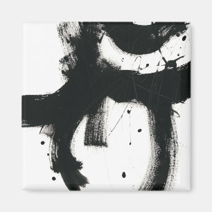 Onyx Gesture - svarta färgstreck Magnet