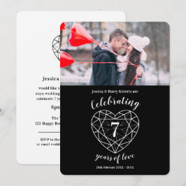 Onyx-jubileum 7 år fotofest inbjudan