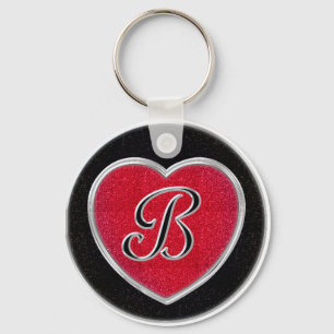 Onyx och Ruby Keychain Nyckelring