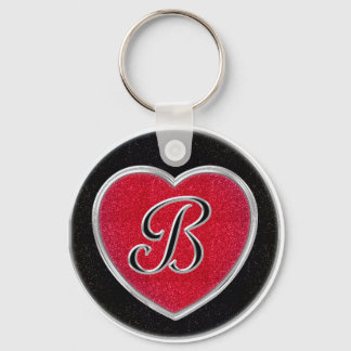 Onyx och Ruby Keychain Nyckelring