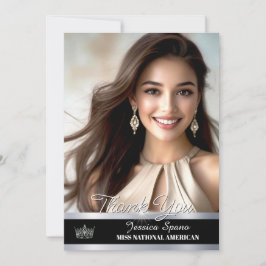 Onyx Shine - tackkort för Skönhetstävlingens inneh